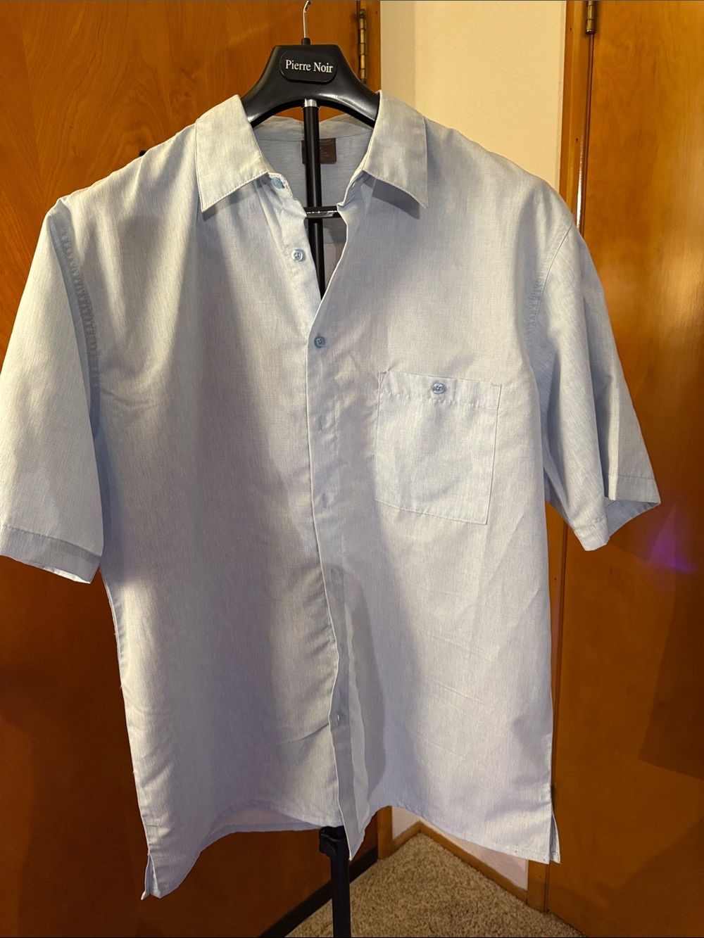 Great Northwest Clothing Company Light Blue Short-Sleeve Button-Down Shirt